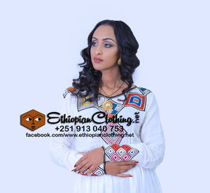 Wag Habesha dress - Ethiopian Traditional Dress